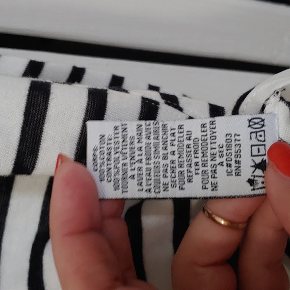 NWT Sanctuary Striped Top - Picture 3 of 4